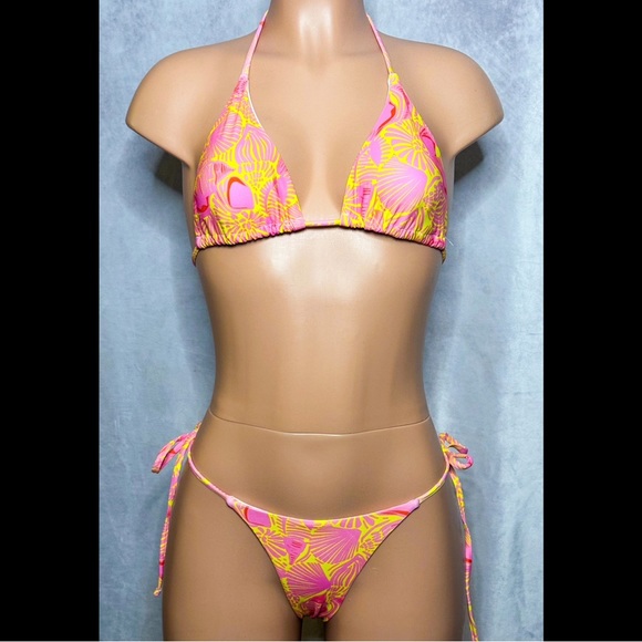 Melon, Shell, Bikini Set - Picture 1 of 7
